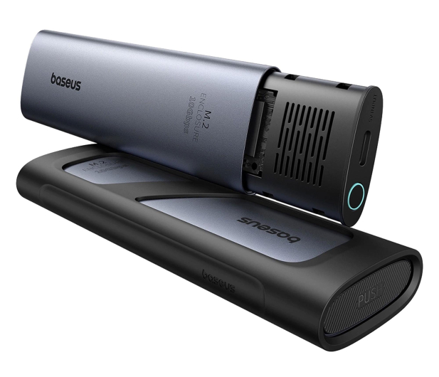 Baseus Kieszeń na dysk SSD FlyJoy M.2 NVMe 10 Gb/s - szara - 1502149 - zdjęcie 4
